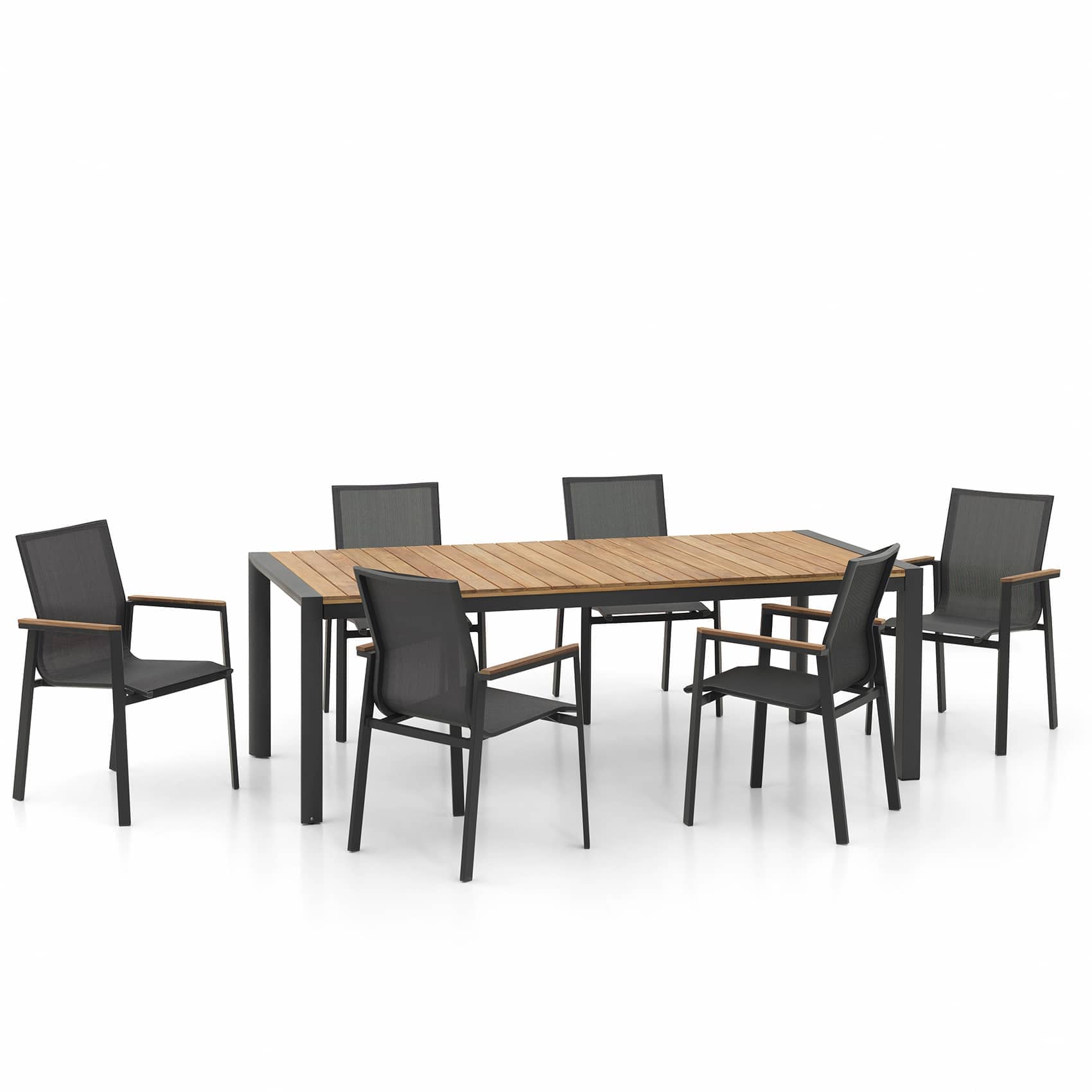 Set Palma XL – Veľký rozkladací stôl pre celú rodinu