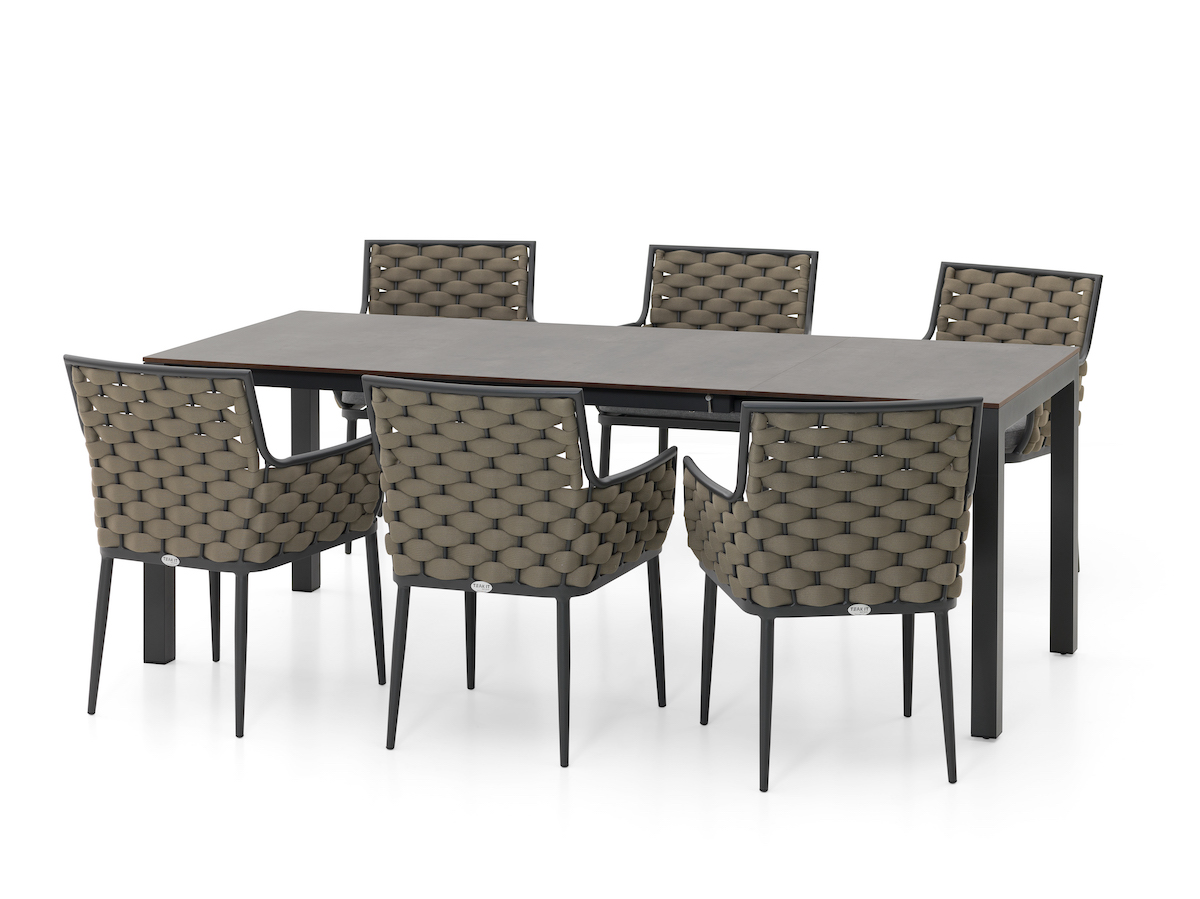 Rozťahovací stôl s HPL doskou 158cm - 218cm – Obrázok 8